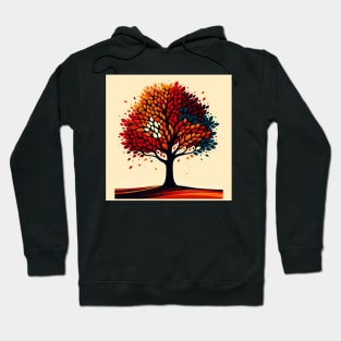 Autumnal Resonance: The Vibrancy of Change Hoodie